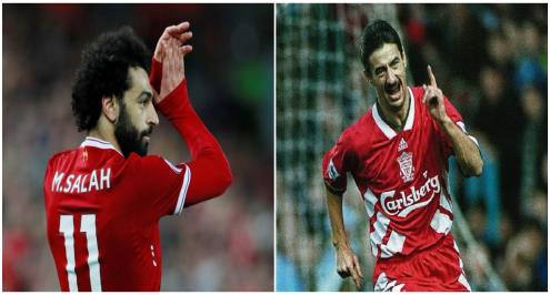 أسطورة ليفربول: الألقاب تميزني عن صلاح.. ولا أمانع أن يكسر رقمي القياسي